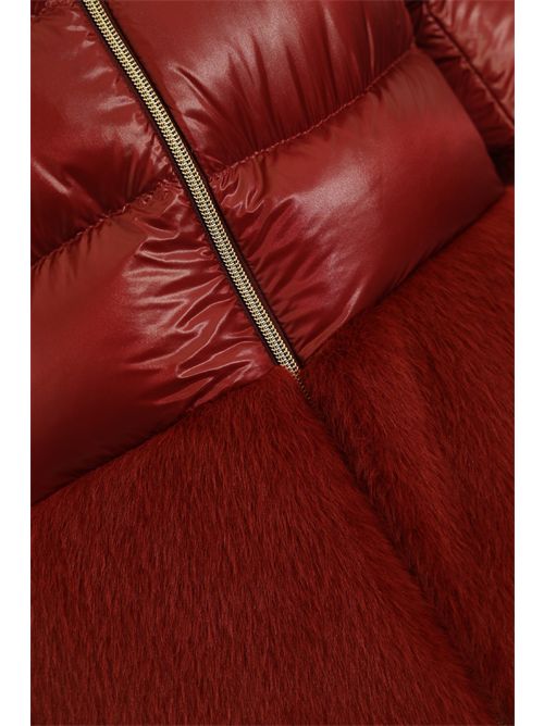 Piumino con pelliccia ecologica Bordeaux Herno | PI001933D 12017Z6705